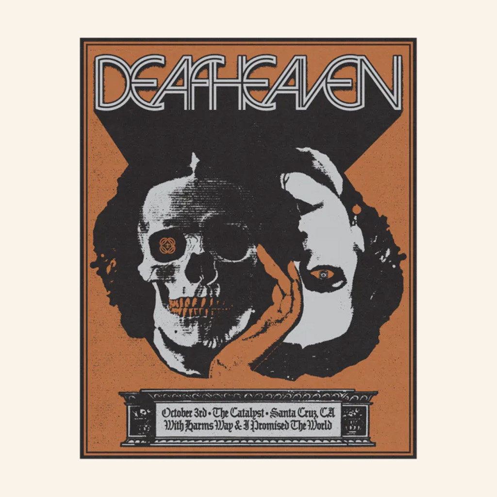 Deafheaven Merch Santa Cruz Tour Poster Living Room Decor Presents For Music Lovers