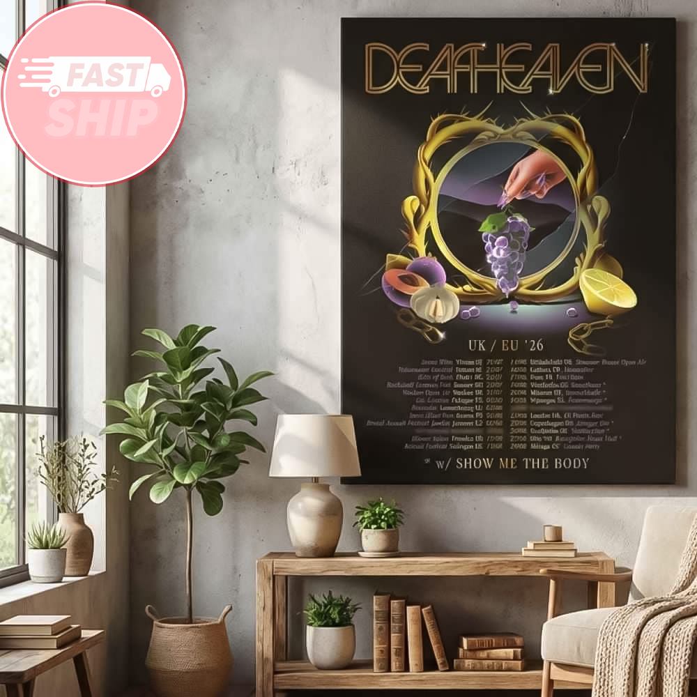 Deafheaven UK EU Summer Tour 2026 And European Summer Festivals Poster Tour Dates Poster