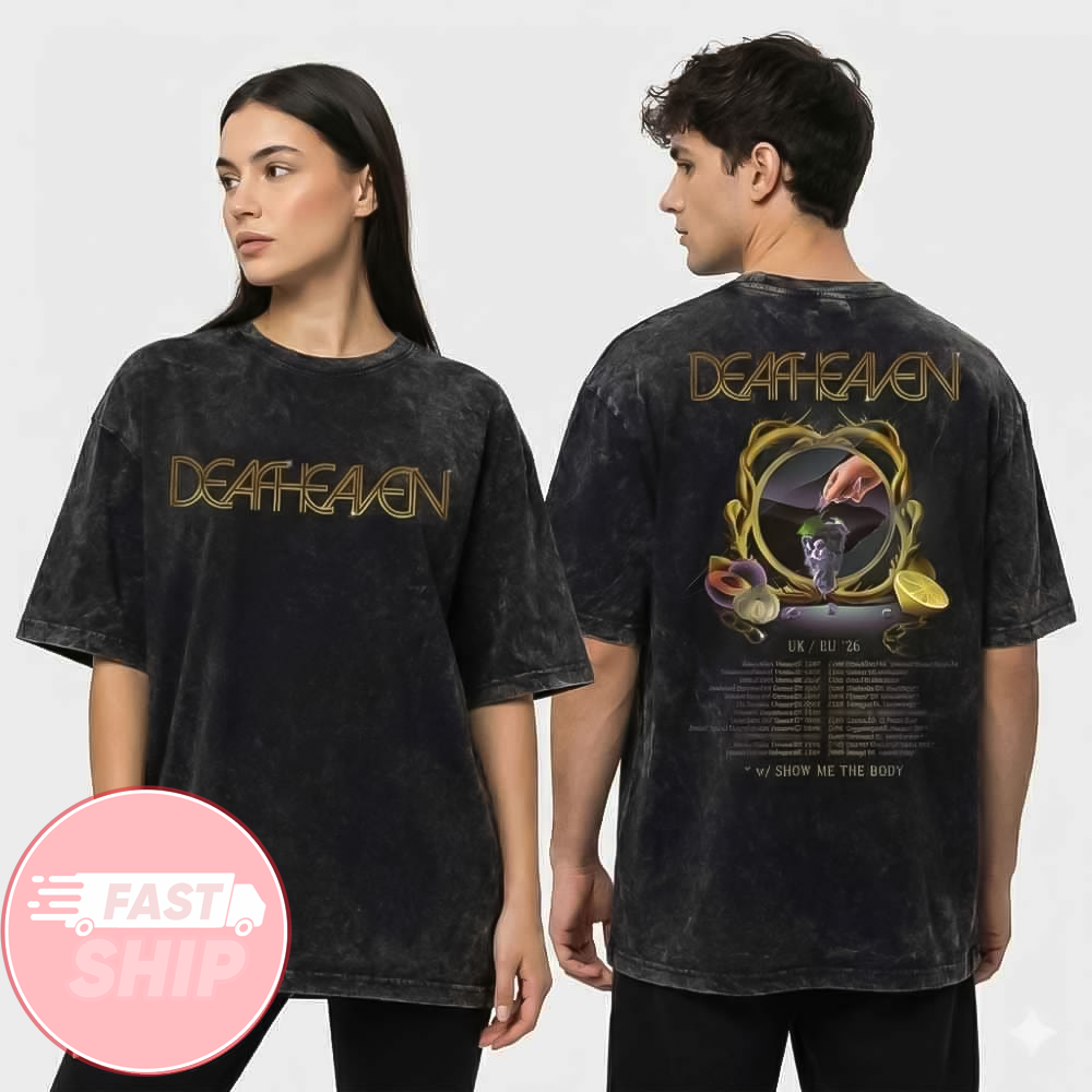 Deafheaven UK EU Summer Tour 2026 And European Summer Festivals Poster Tour Dates Washed T-Shirt Deafheaven UK EU Summer Tour 2026 And European Summer Festivals Poster Tour Dates Washed T-Shirt