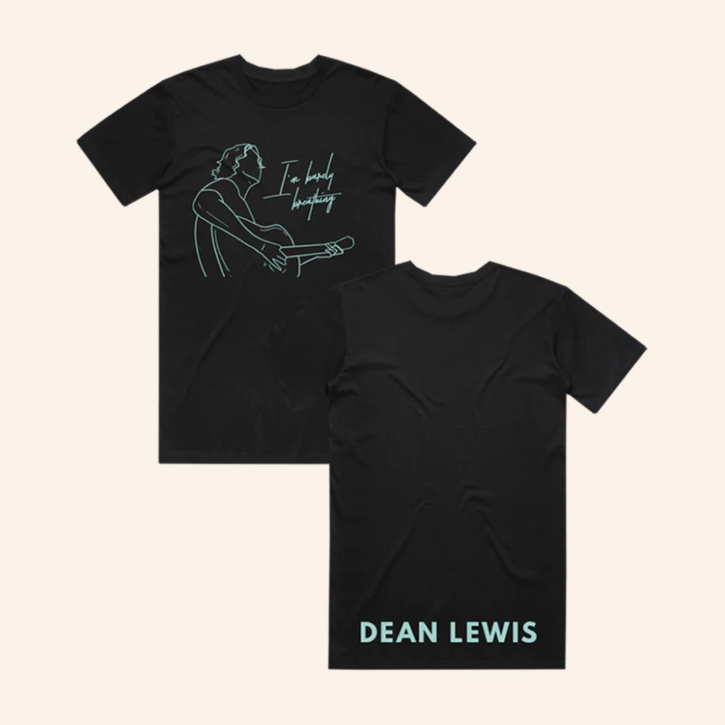 Dean Lewis Merch Barely Breathing Black T-Shirt Christmas Gift For Brother Dean Lewis Merch Barely Breathing Black T-Shirt Christmas Gift For Brother