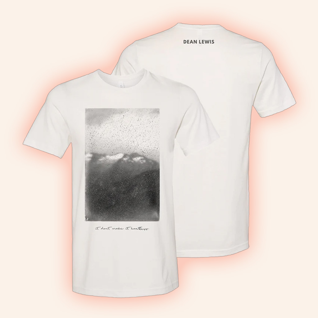 Dean Lewis Merch Hurtless Mountain White T-Shirt Gift Ideas For Her Dean Lewis Merch Hurtless Mountain White T-Shirt Gift Ideas For Her