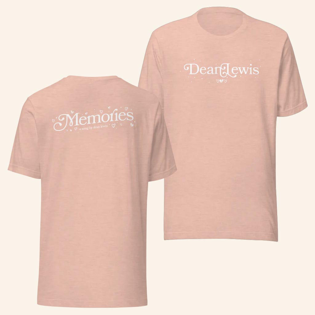 Dean Lewis Merch Memories T-Shirt Gift Ideas For Music Lovers