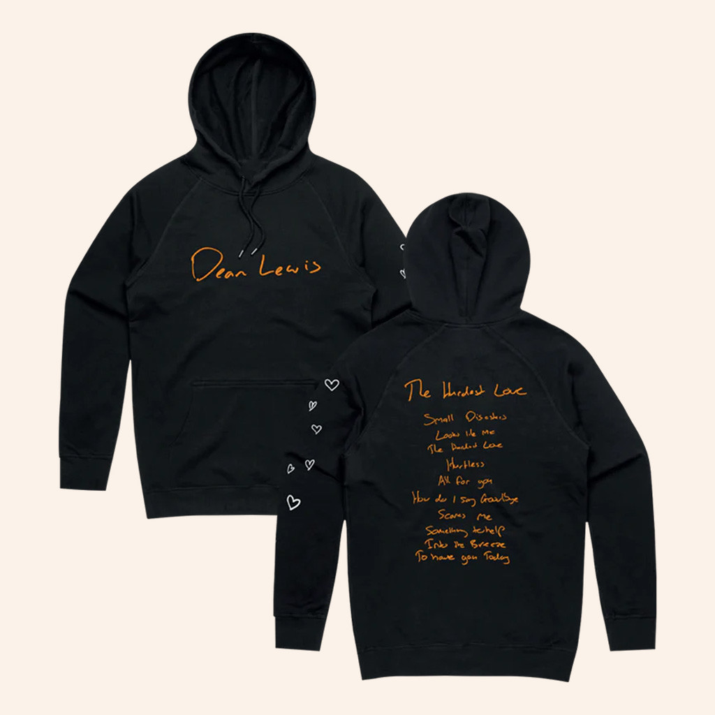 Dean Lewis Merch The Hardest Love Black Hoodie Christmas Gift Ideas For Friend Dean Lewis Merch The Hardest Love Black Hoodie Christmas Gift Ideas For Friend