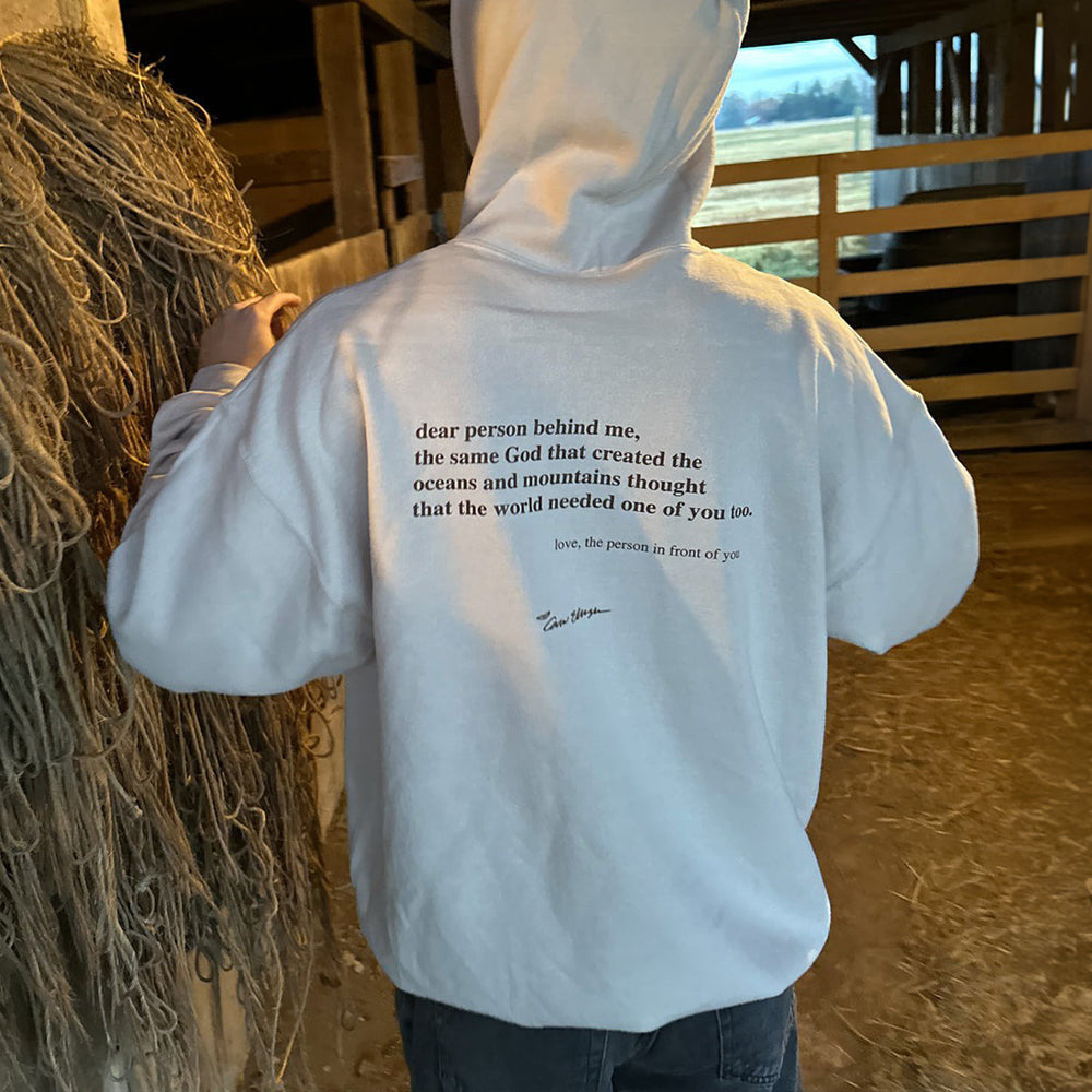 Dear Person Behind Me Hoodie Mental Health Matters Positive Hoodie Clothing Dear Person Behind Me Hoodie Mental Health Matters Positive Hoodie Clothing