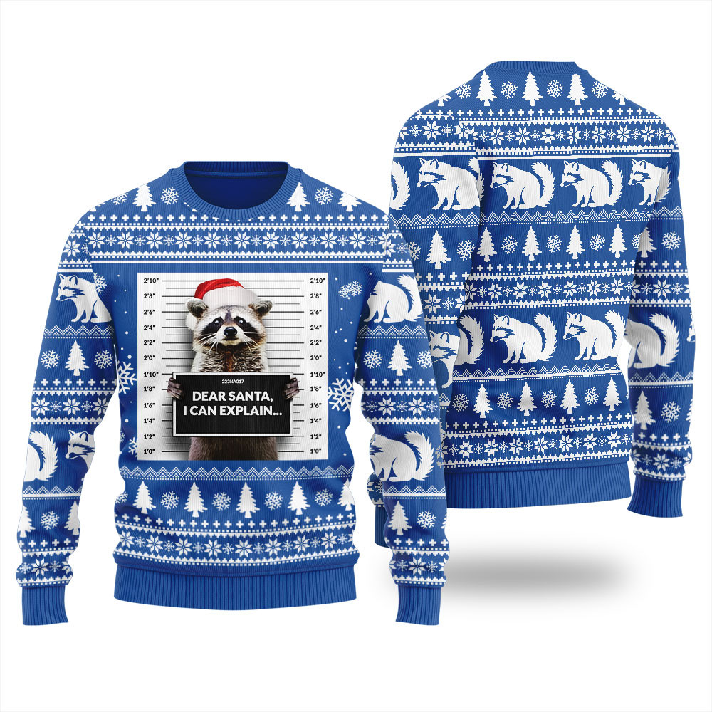 Dear Santa I Can Explain Christmas Sweater Men Holiday Merch That Makes a Perfect Christmas Gift