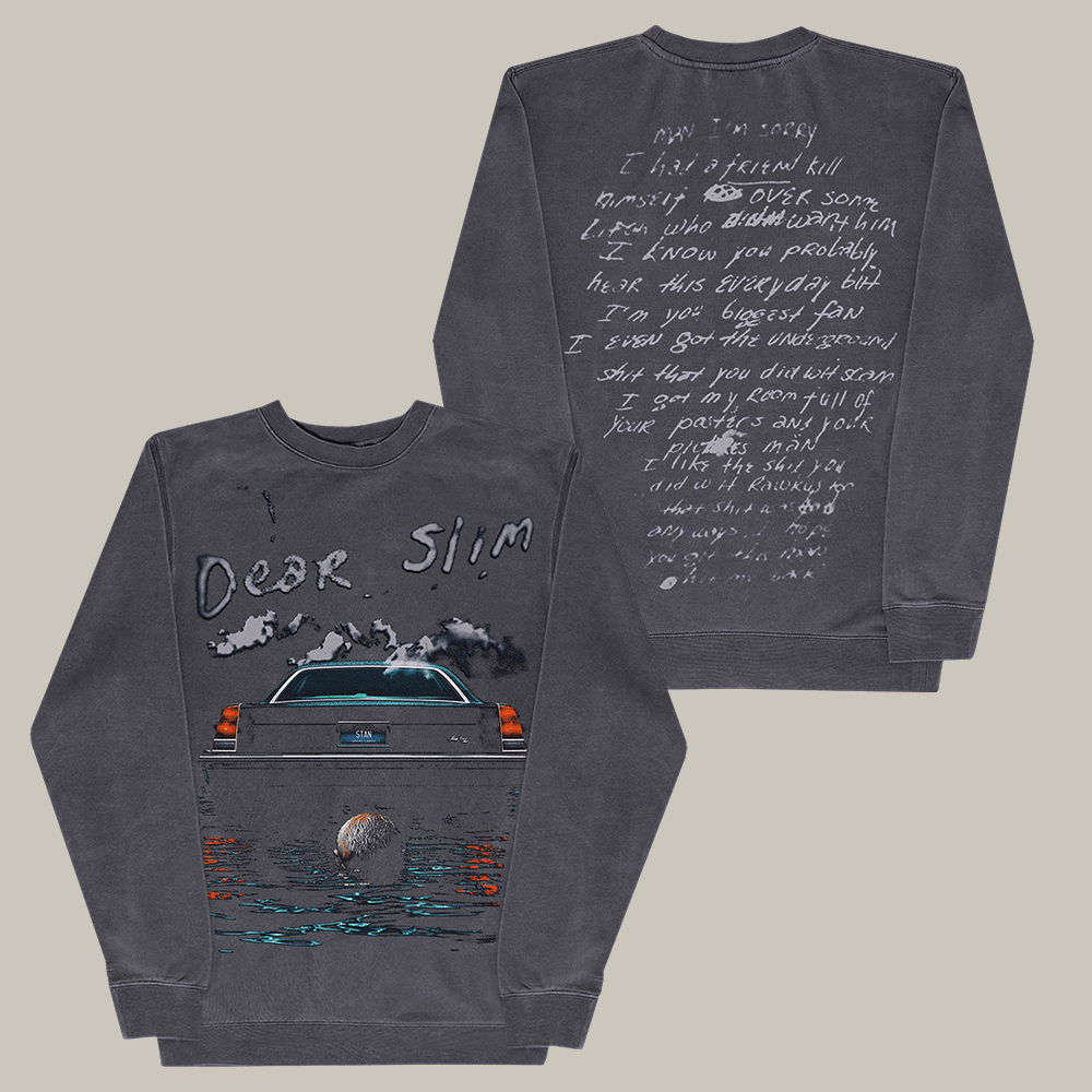 Dear Slim Eminem Sweatshirt Rap Music Eminem Clothing Line Music Concert Gift For Fan