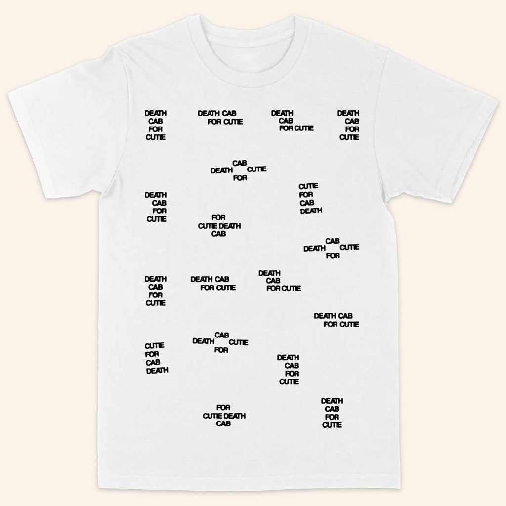 Death Cab For Cutie Merch Logo Play White T-Shirt Gifts For Friends