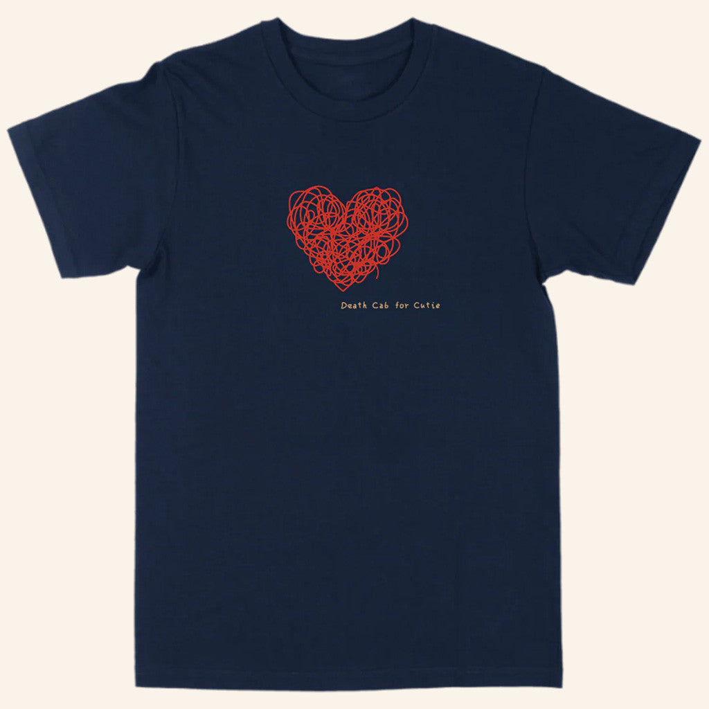 Death Cab For Cutie Merch Red Thread Heart T-Shirt Unique Gifts For Husband Death Cab For Cutie Merch Red Thread Heart T-Shirt Unique Gifts For Husband