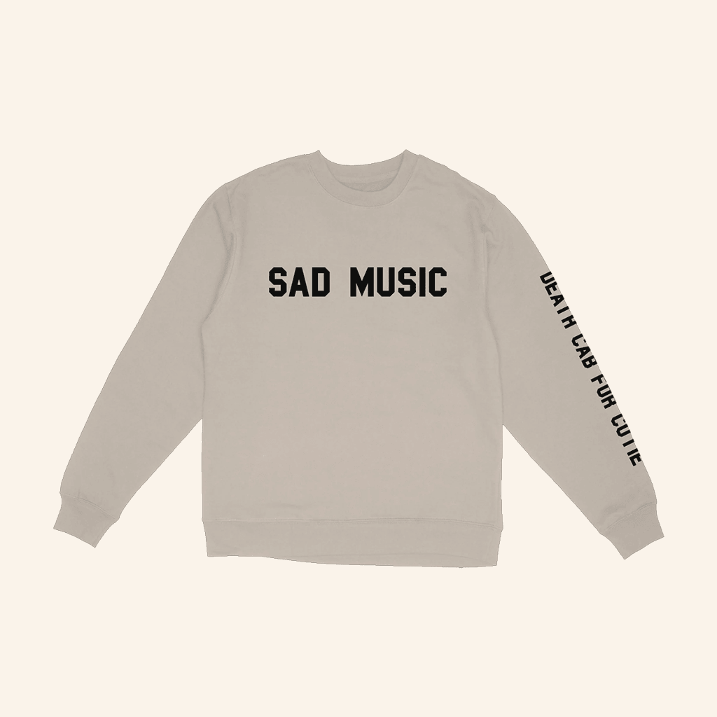 Death Cab For Cutie Merch Sad Music Crewneck Sweatshirt Gifts For Her Death Cab For Cutie Merch Sad Music Crewneck Sweatshirt Gifts For Her