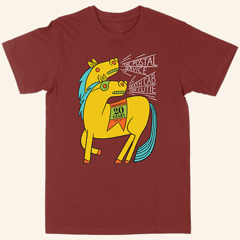 Death Cab For Cutie Merch TPS DCfC Two Headed Horse T-Shirt Present For Husband