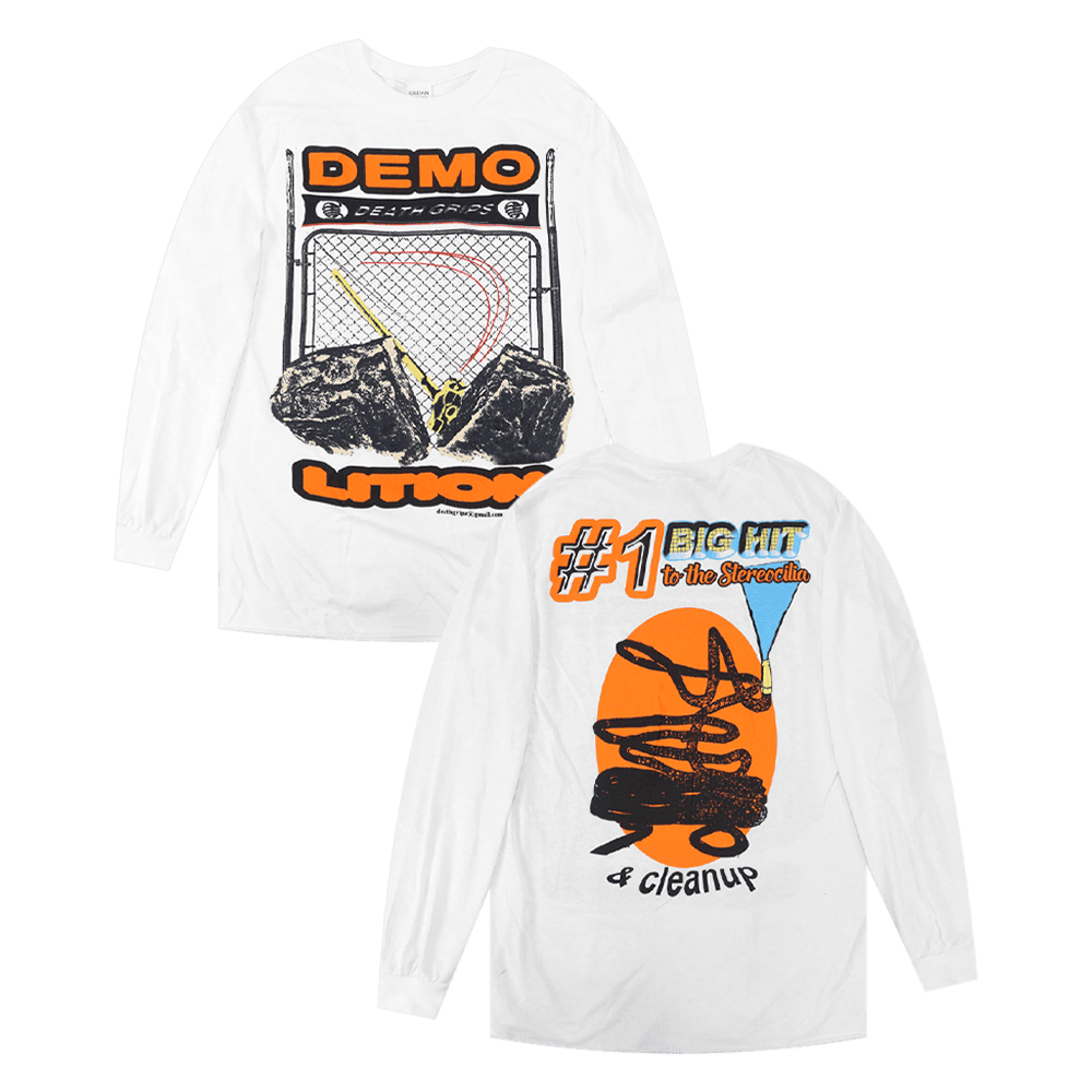 Death Grips Merch Sweatshirt Death Grips Demolition White Sweatshirt Gifts For Band Fans