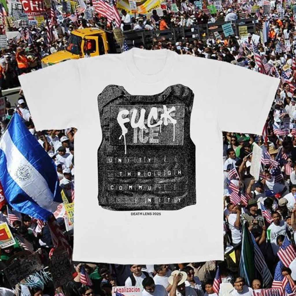 Death Lens Band Merch Fck I.C.E. Vest T-Shirt Gifts For Husband