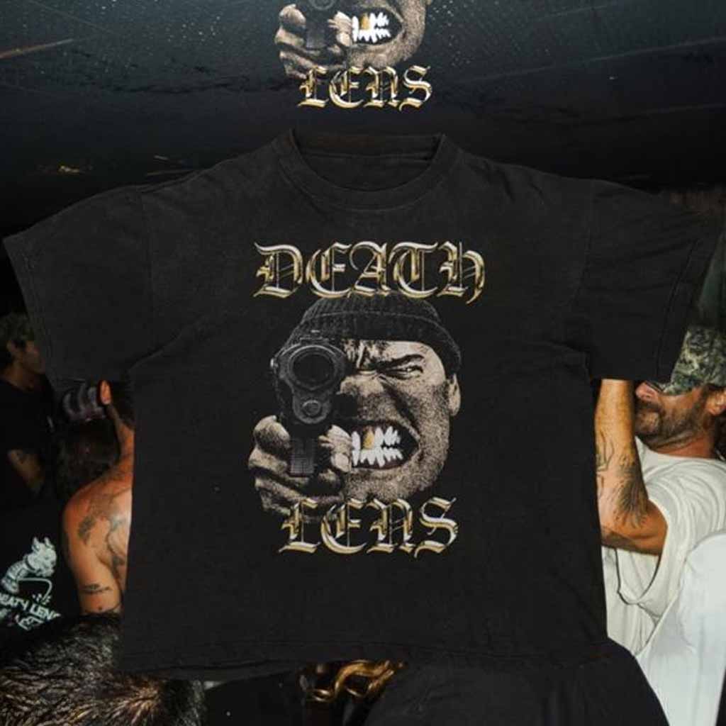 Death Lens Band Merch Hands Up T-Shirt Music Lover Gifts For Him