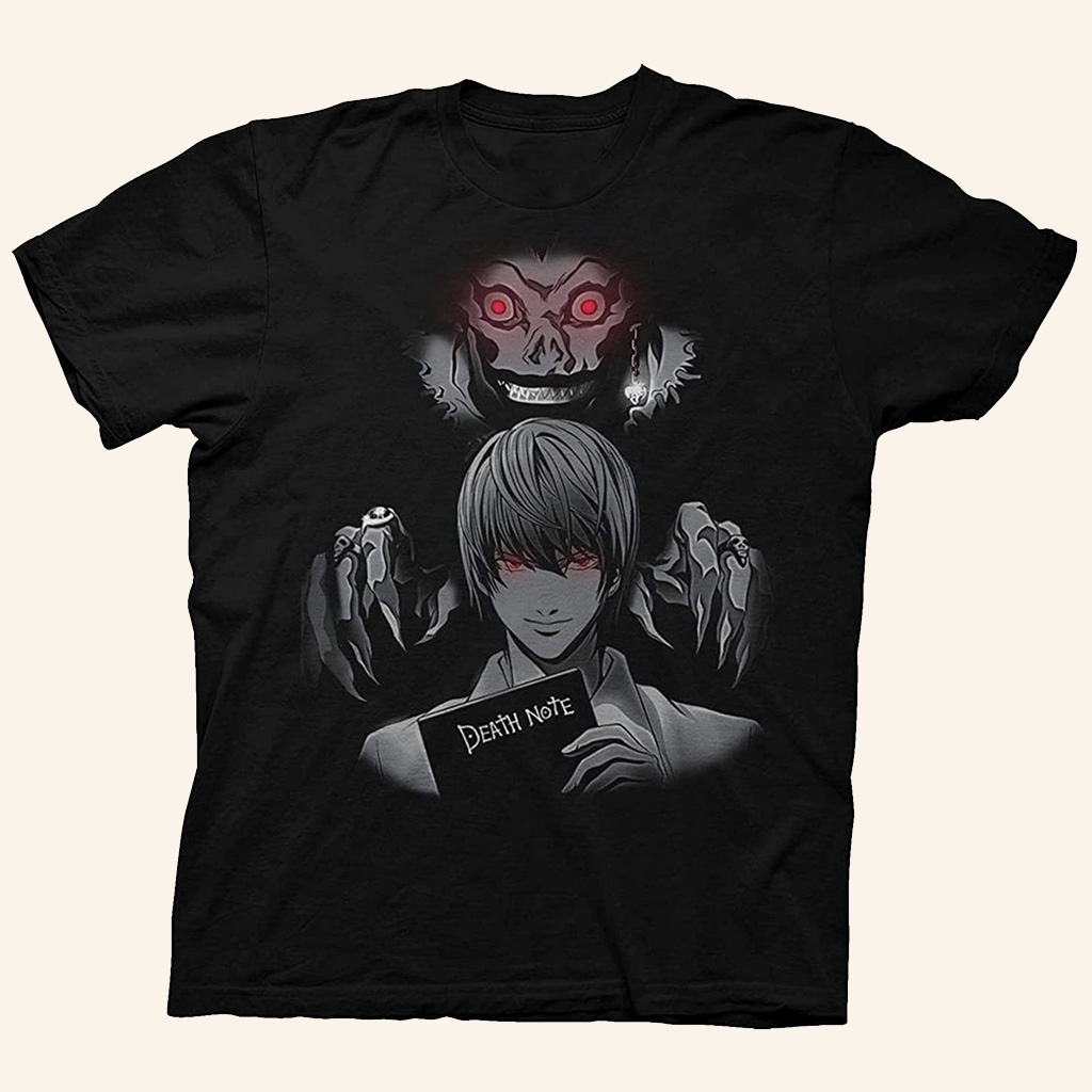 Death Note Merch Light Yagami T-Shirt Best Gift For Manga Lovers