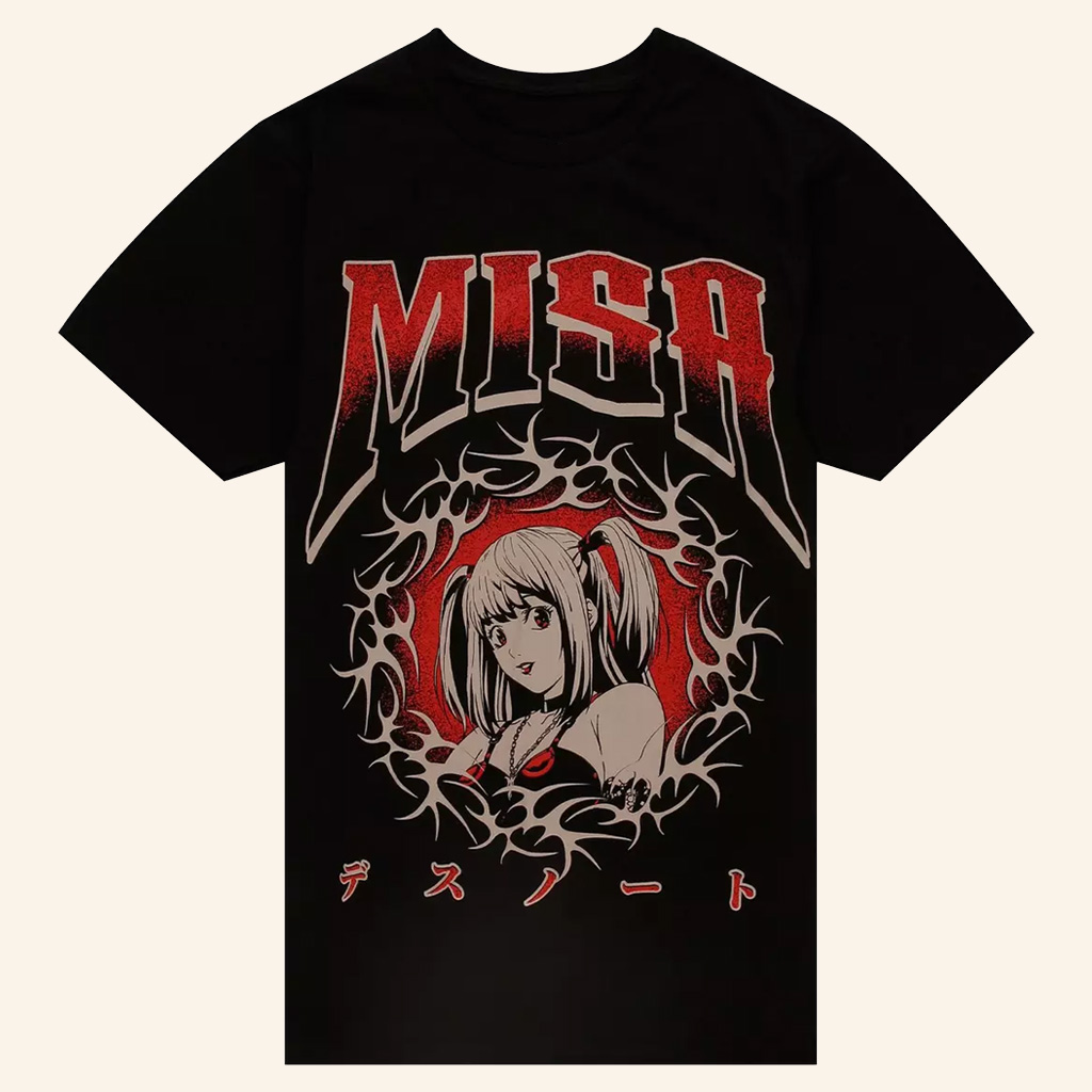 Death Note Merch Misa Chrome Frame T-Shirt Birthday Ideas For Friends