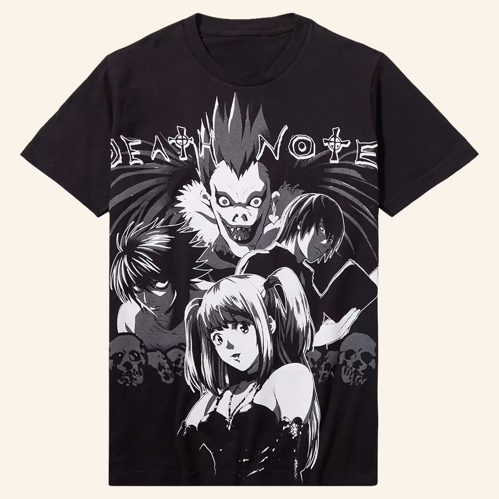 Death Note Merch Quad Tonal T-Shirt Best Gifts For Manga Lovers