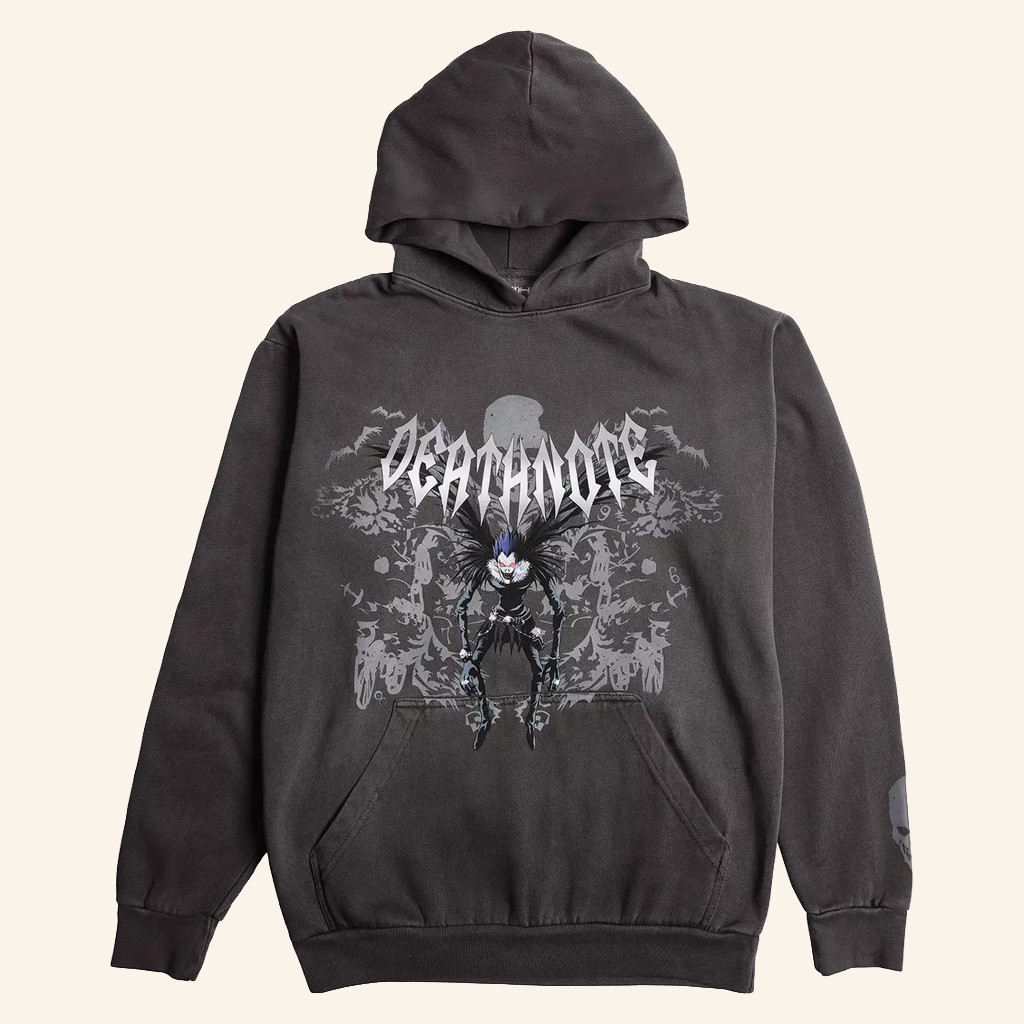 Death Note Merch Ryuk Flying Hoodie Birthday Gifts For Anime Lovers