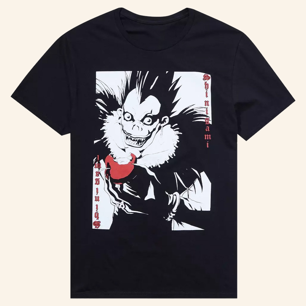 Death Note Merch Ryuk Portrait T-Shirt Gifts Ideas For Brothers