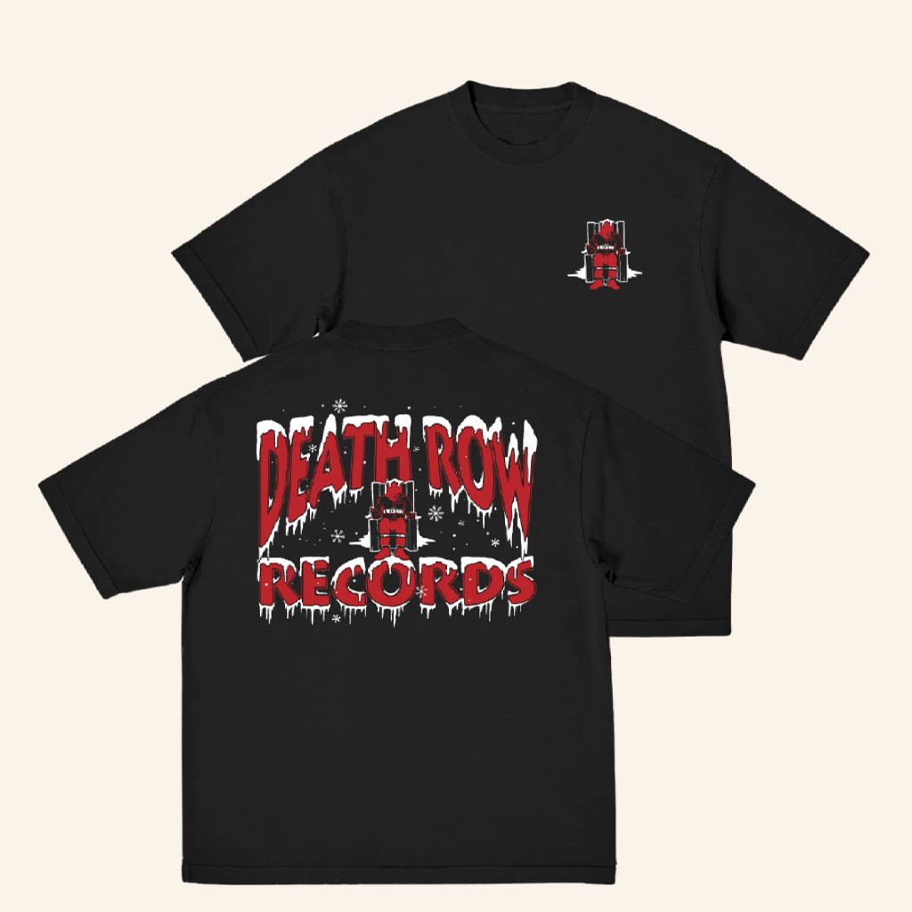 Death Row Records Merch Death Row Holiday T-Shirt Christmas Gifts For Husband