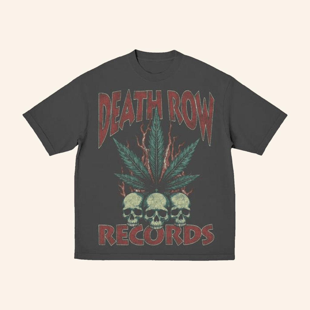 Death Row Records Merch Death Row Skulls T-Shirt Him Gifts Death Row Records Merch Death Row Skulls T-Shirt Him Gifts