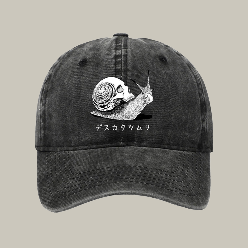 Death Snail Manga Washed Cap cool baseball hats Christmas Gift Ideas For Boyfriend