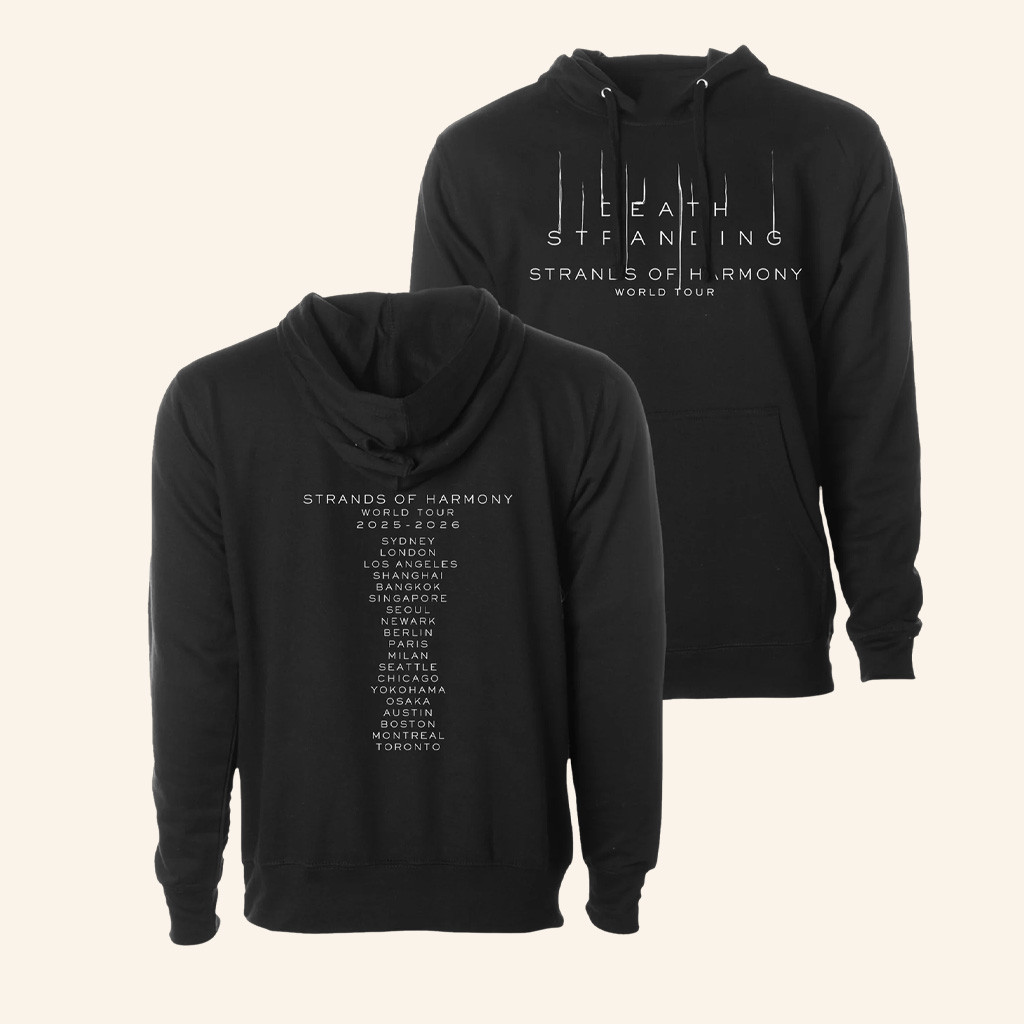 Death Stranding Concert Merch Strands Of Harmony Black Hoodie Christmas Gifts For Guys