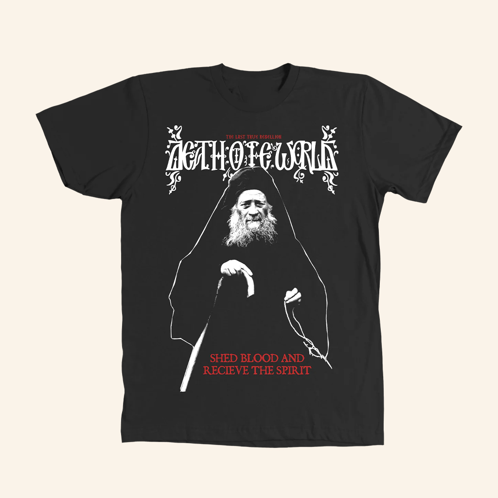 Death To The World Merch Saint Joseph Shirt Shed Blood And Receive The Spirit T-Shirt Gifts Death To The World Merch Saint Joseph Shirt Shed Blood And Receive The Spirit T-Shirt Gifts