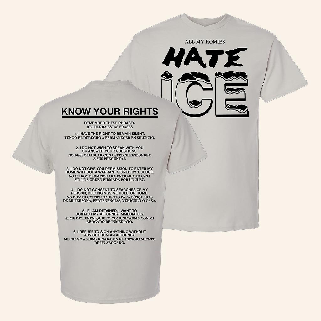 Death Traitors Merch All My Homies Hate Ice T-Shirt Present For Husband