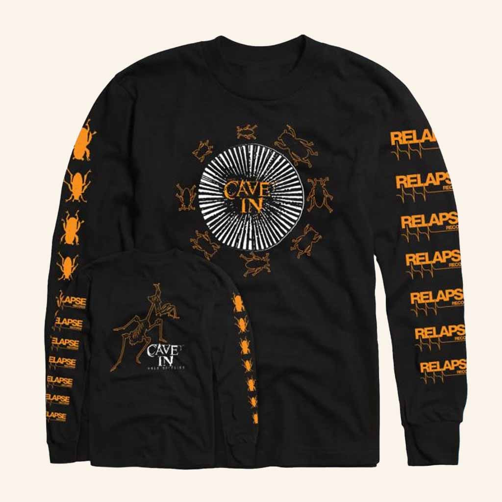 Deathwish Inc Merch Cave In Halo Of Flies Black Long Sleeve T-Shirt Gift Ideas For Fans Deathwish Inc Merch Cave In Halo Of Flies Black Long Sleeve T-Shirt Gift Ideas For Fans