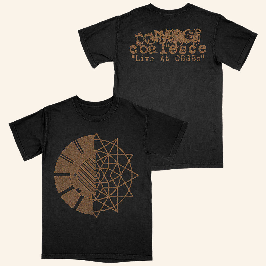 Deathwish Inc Store Merch Converge & Coalesce Live At Cbgb's Symbol Premium Black Shirt Deathwish Inc Store Merch Converge & Coalesce Live At Cbgb's Symbol Premium Black Shirt