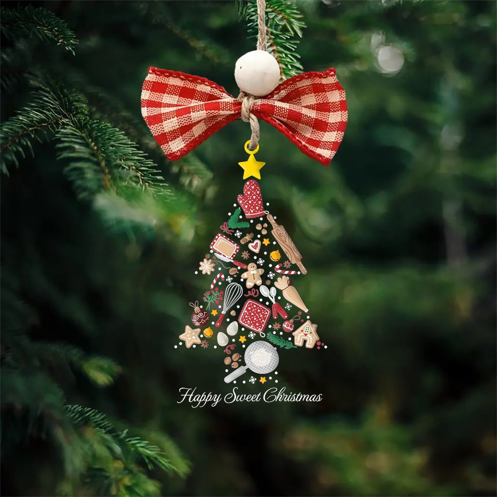 Decoration Ornament Baking Acrylic Decoration Ornament Sweet Christmas Tree Holiday Merch Collection