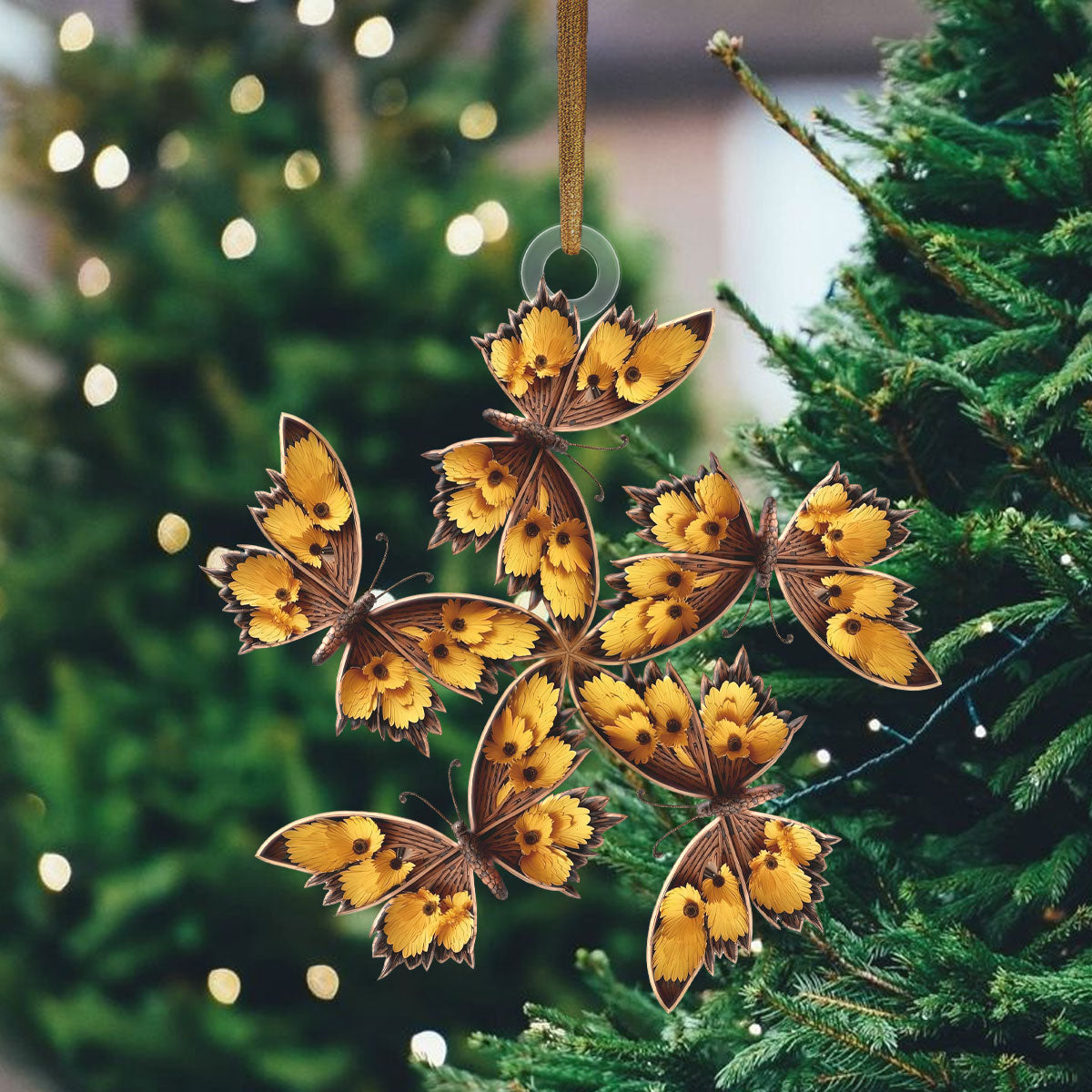 Decoration Ornament Butterfly Ornament Daisy Butterfly Perfect Gift For Him Special Holiday Tree Decor