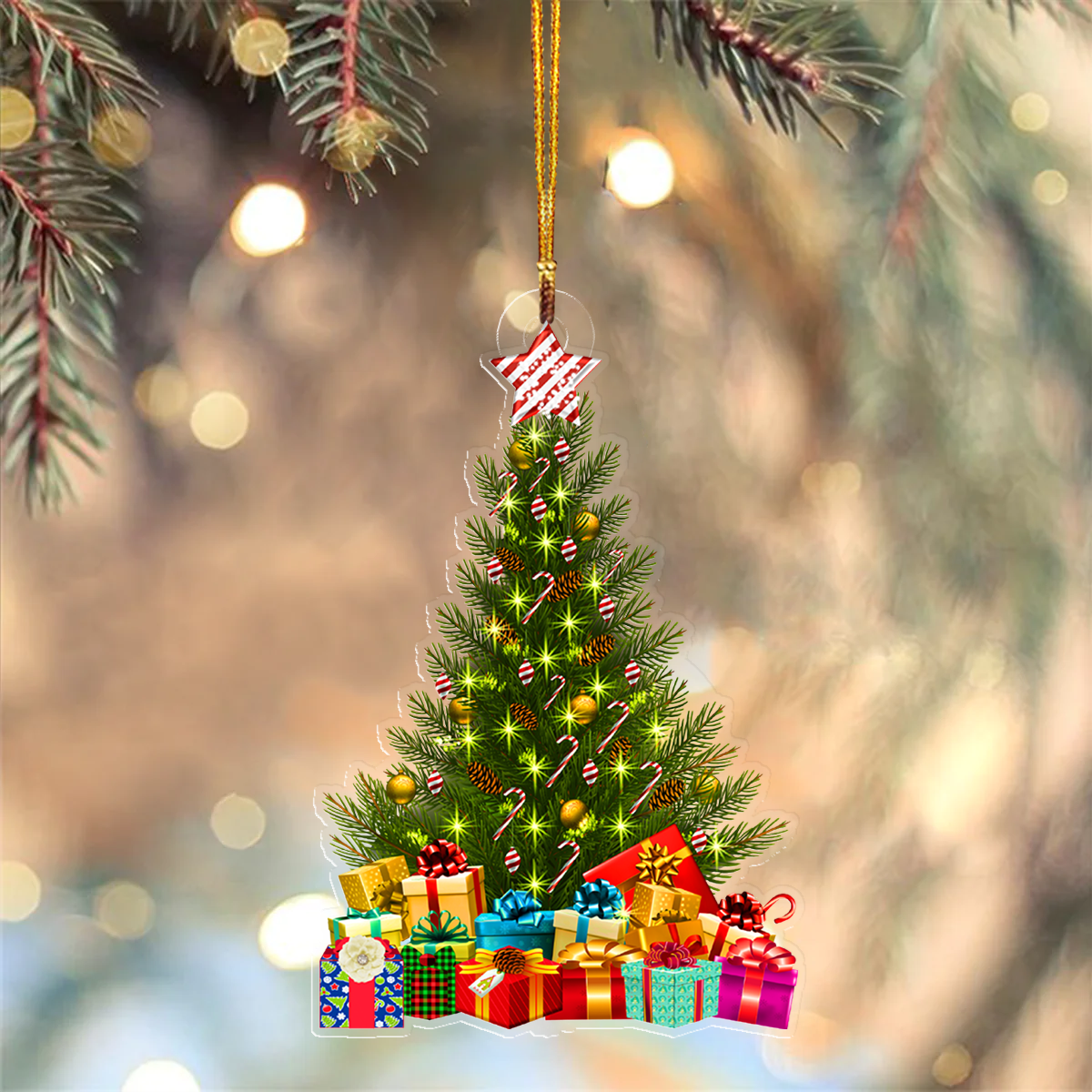 Decoration Ornament Christmas Tree Decoration Christmas Tree Shape Ornament Lovely Ornament Gift For Him