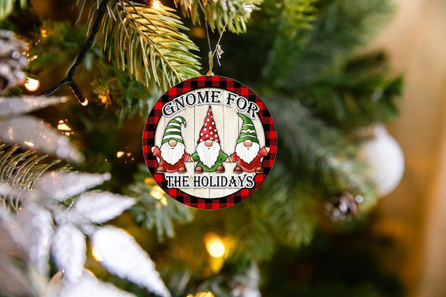 Decoration Ornament Holiday Gnome Christmas Ceramic Decoration Ornament Elegant Christmas Tree Ornament