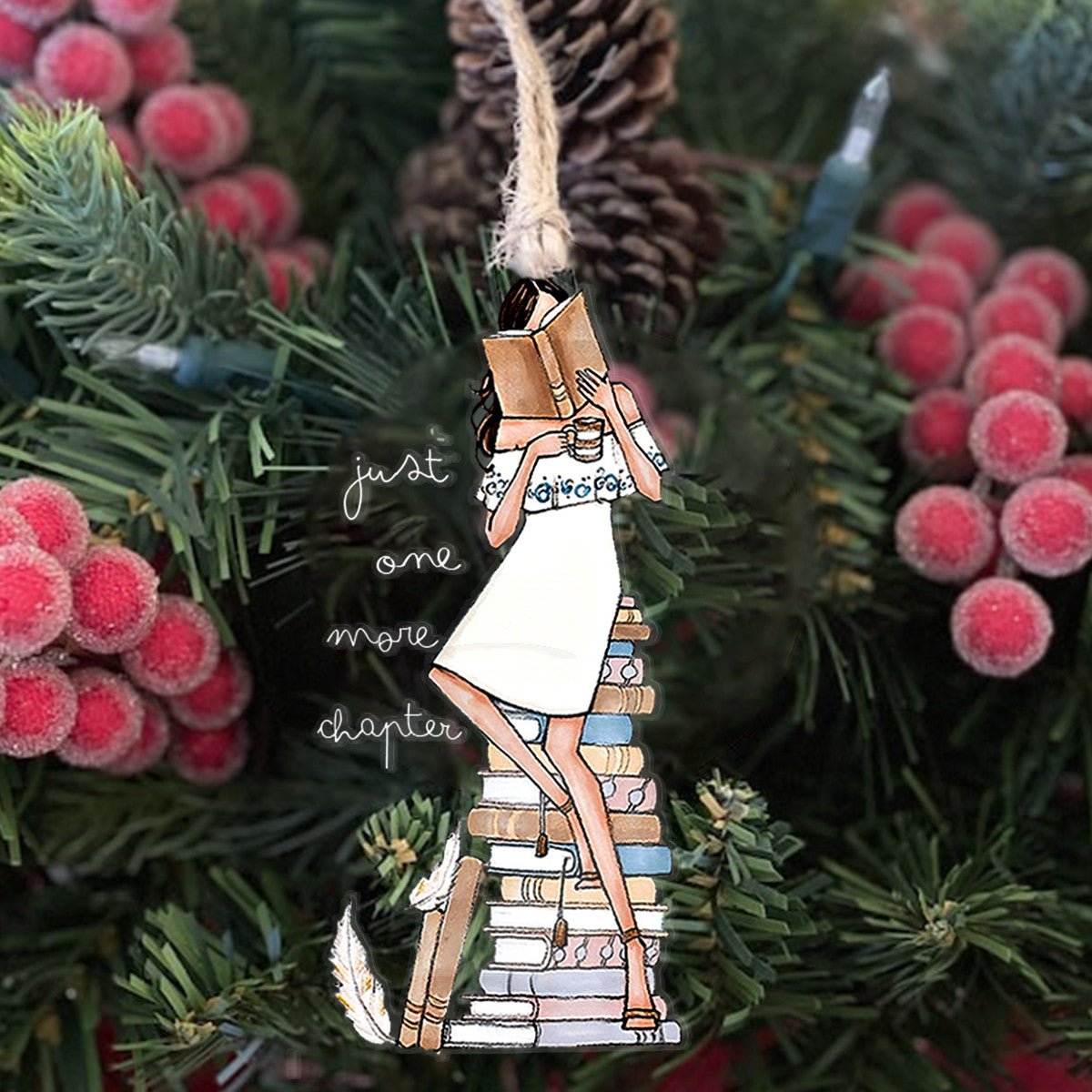 Decoration Ornament Just One More Chapter Decoration Ornament Beautiful Home Ornament Gift