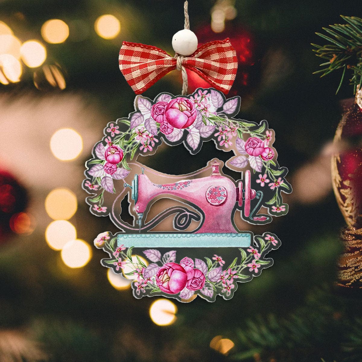 Decoration Ornament Sewing Machine Cute Custom Christmas Ornament