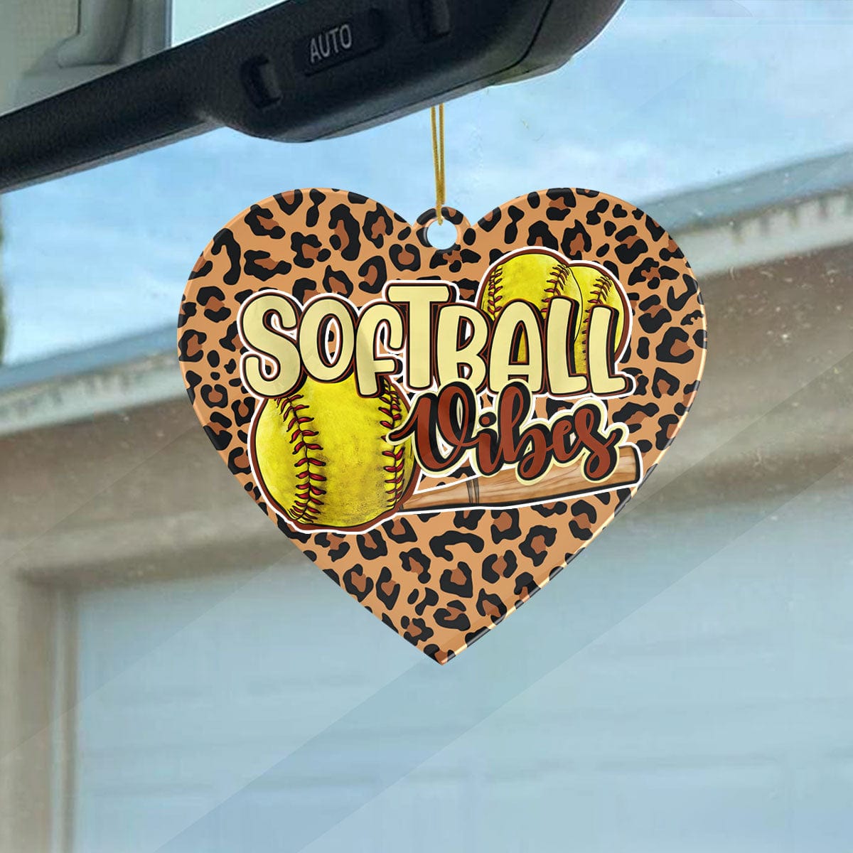 Decoration Ornament Softball Ornament Softball Vibes Gift Heartfelt Gift For Mom And Dad Holiday Merch Decor Idea