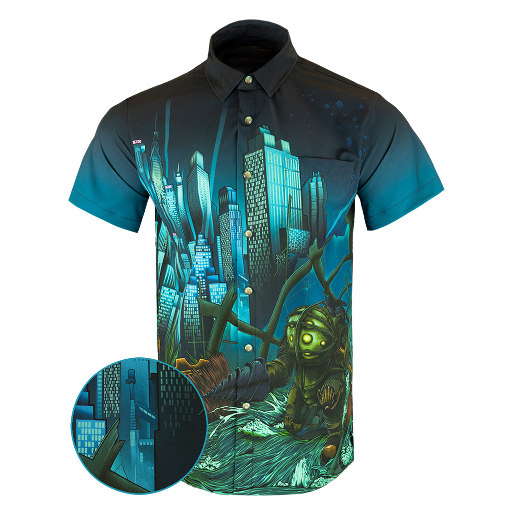 Deep Blue Button Down Shirt Pearl Snaps Apparel Gun Print Hawaiian Shirt Christmas Gifts For Dad Deep Blue Button Down Shirt Pearl Snaps Apparel Gun Print Hawaiian Shirt Christmas Gifts For Dad