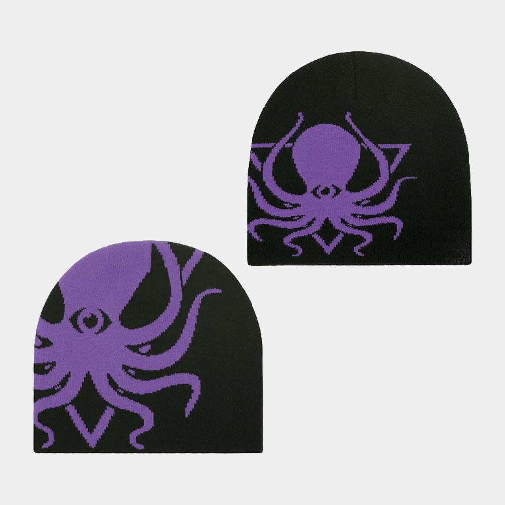 Deep Dark And Dangerous Merch Purple Skate Beanie DDD Shop Birthday Gift For Besties