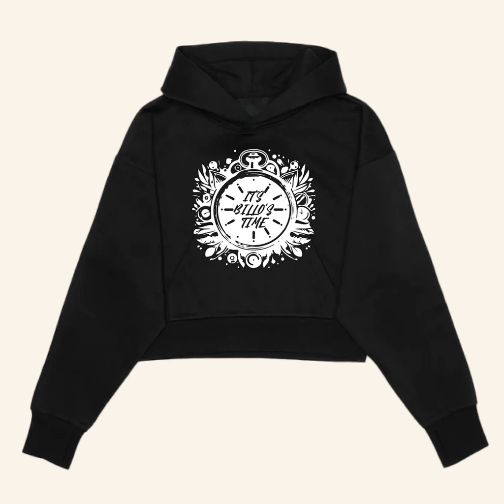 Deep Jandu Merch Deep Jandu X Billo's Time Cropped Hoodie Gifts For Sister