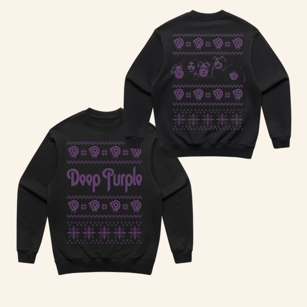 Deep Purple Merch Deep Purple Crewneck Sweatshirt Gifts For Rock Fans