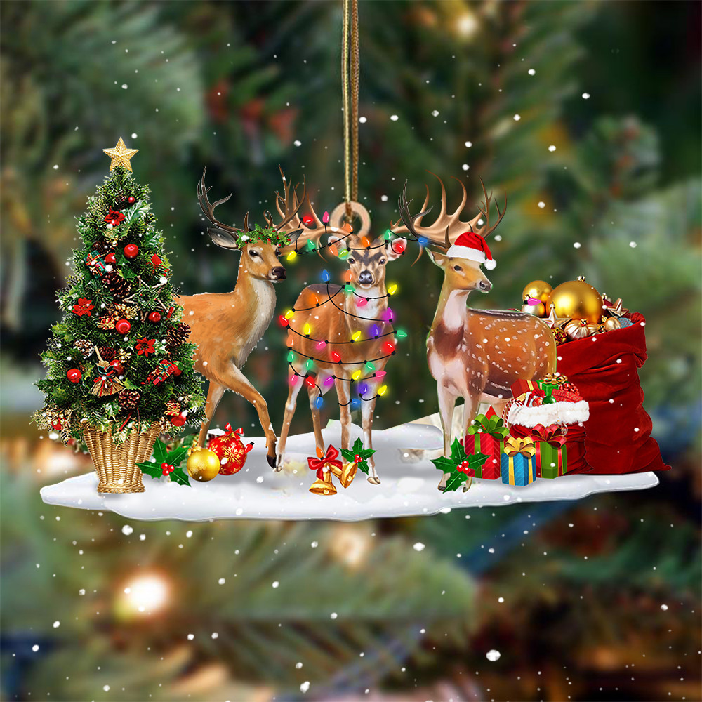 Deer Christmas Tree Ornament