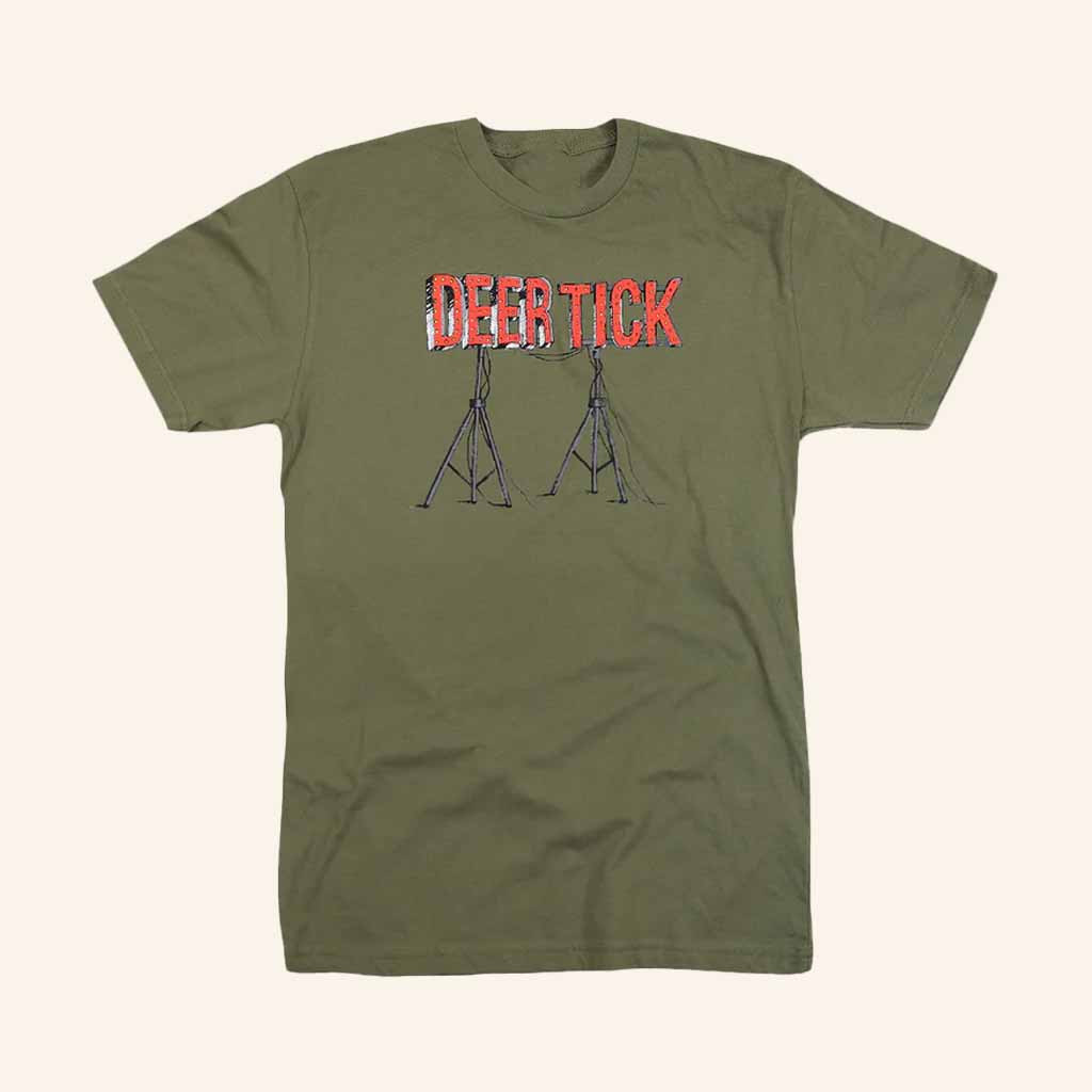 Deer Tick Merch Lights Green T-Shirt Good Christmas Gifts For Friend