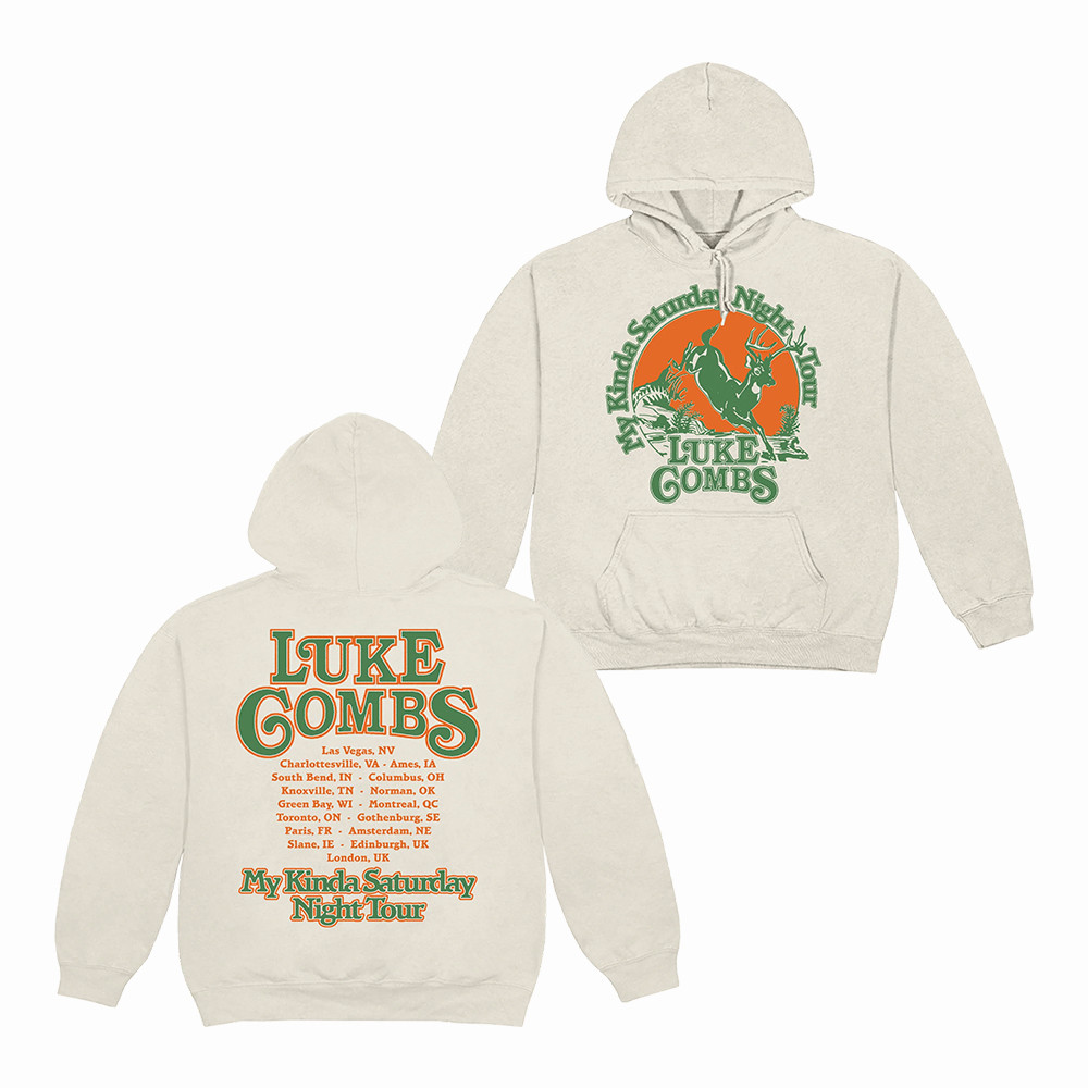 Deer Tour Luke Combs Hoodie My Kinda Saturday Night Tour 2026 Apparel Luke Combs Fans Gift