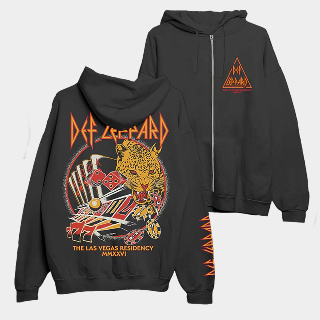 Def Leppard Merch Live Las Vegas Zip Hoodie Gifts For Rock Band Fans Def Leppard Merch Live Las Vegas Zip Hoodie Gifts For Rock Band Fans