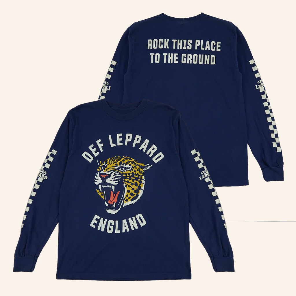 Def Leppard Merch Rock This Place To The Ground Long Sleeve T-Shirt Xmas Gifts For Him