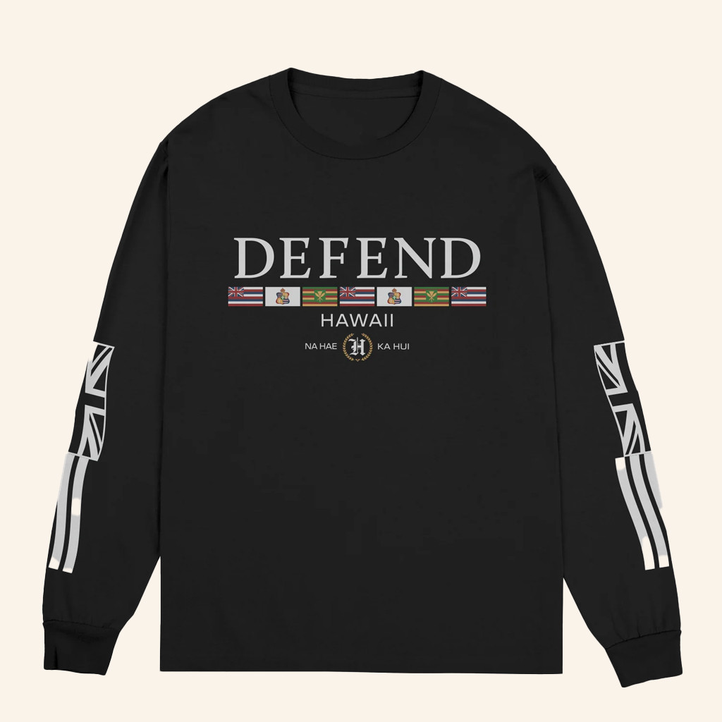 Defend Hawaii Merch Hae Hits Long Sleeve Shirt Unique Christmas Gifts For Men