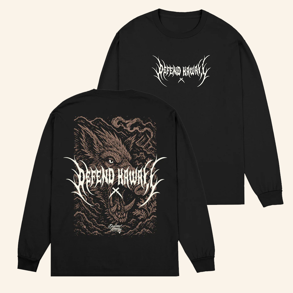 Defend Hawaii Merch Pua'a Graphic Long Sleeve T-Shirt Best Birthday Gift For Son