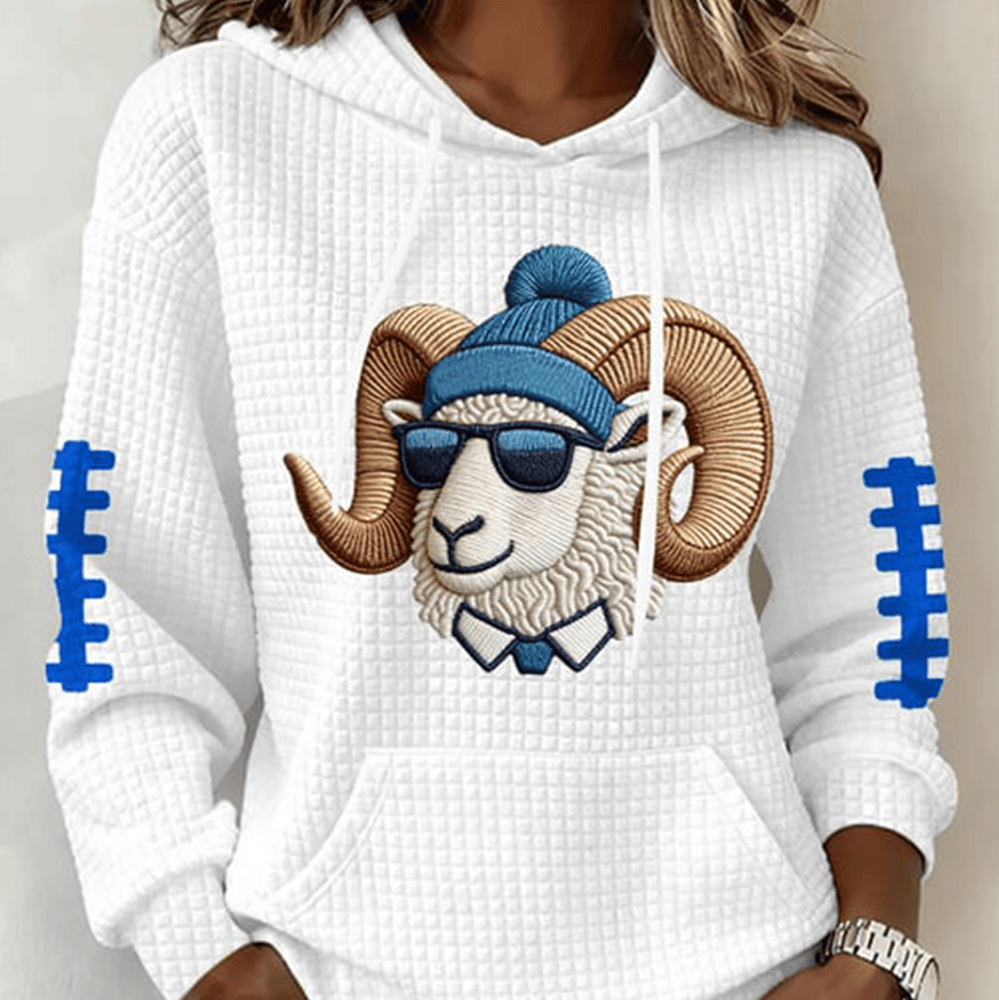 Defend Ram Horns Football Hoodie Los Angeles Rams Clothing Gift For Rams Nation