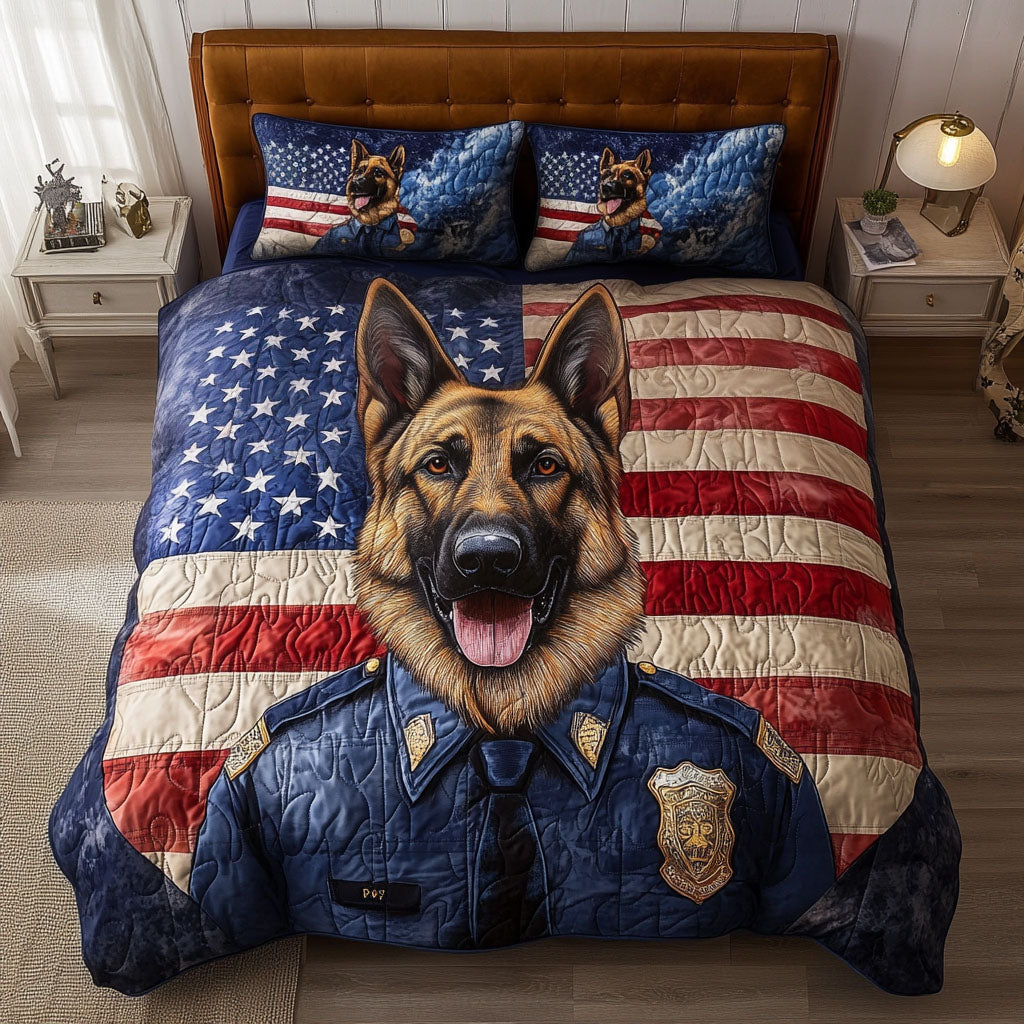 Defender Of Freedom Quilted Bedding Set Stylish Bedding Merch Gift for Home Lovers